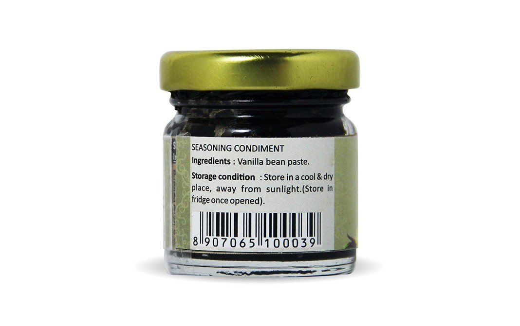 Puramio Vanilla Bean Paste With Seeds   Plastic Jar  25 grams